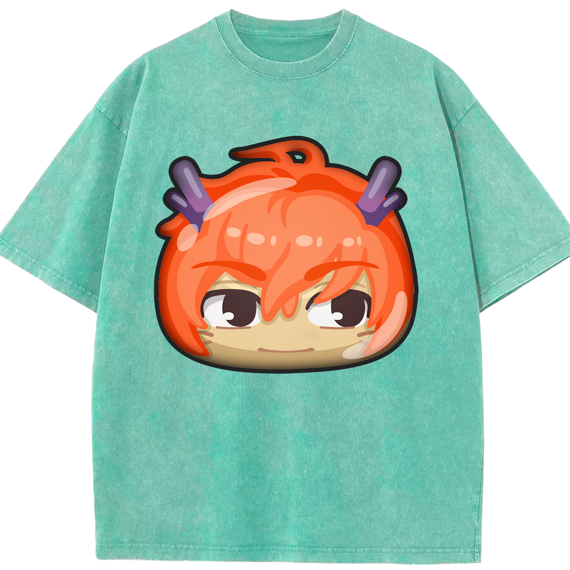 （画像用） 妖怪ウォッチ Yo-kai Watch 綿100% ヴィンテージ風 半袖Tシャツ（フロントプリント）
